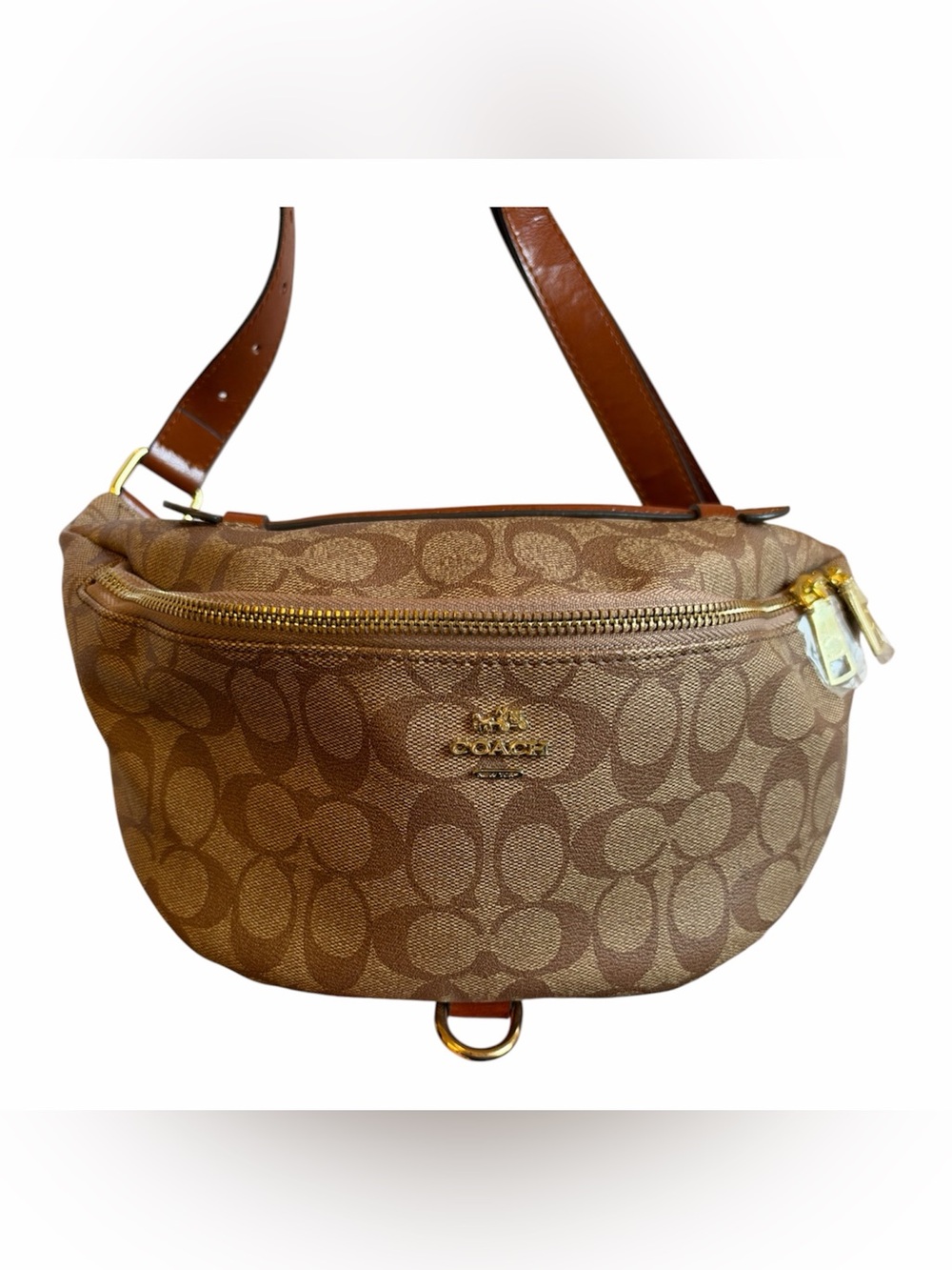 Coach Signature Monogram Fanny Pack Waist Belt Bag - NWOT Never Used **